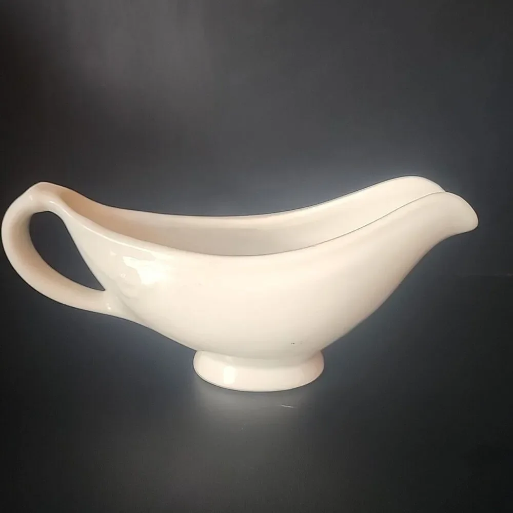 USQMC Military July 15th 1940 Jackson China Gravy Boat W431 QM #3258 WW II Era